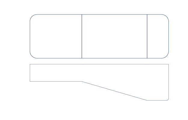 schema de piscine rectangulaire avec pente constante