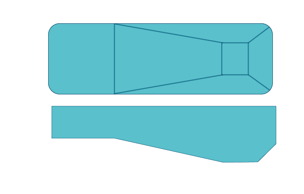 schéma piscine tronc pyramide